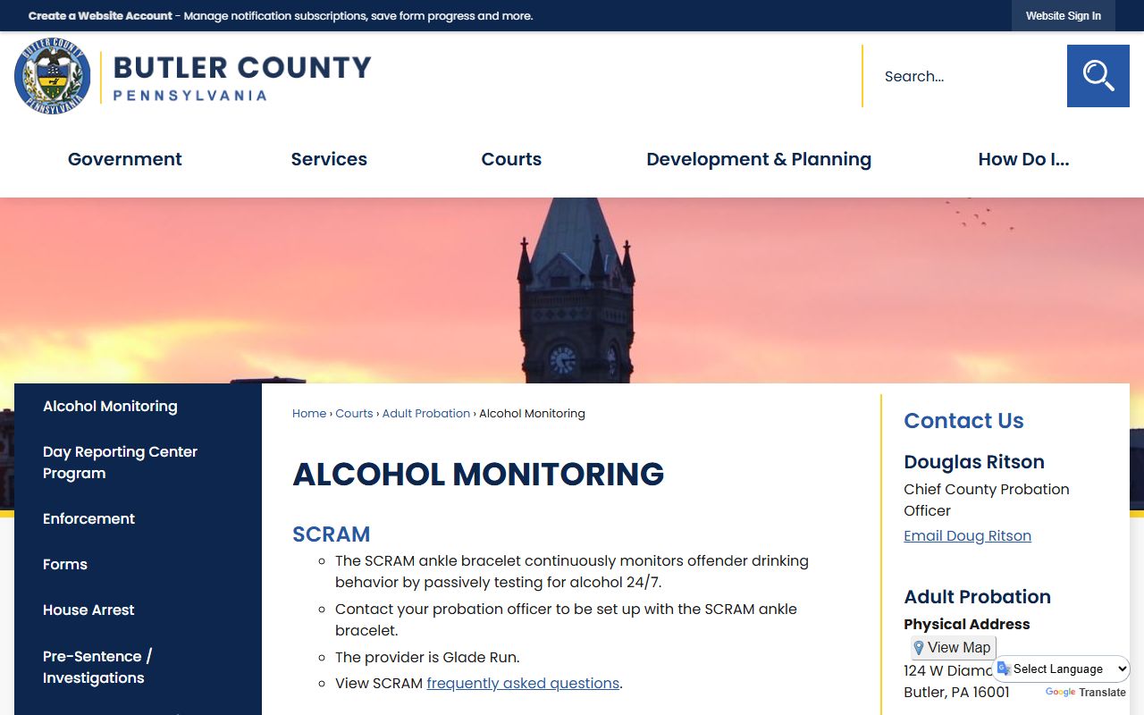 Butler County Sheriff's Office serving as a key law enforcement agency for Butler County 72 hour booking records