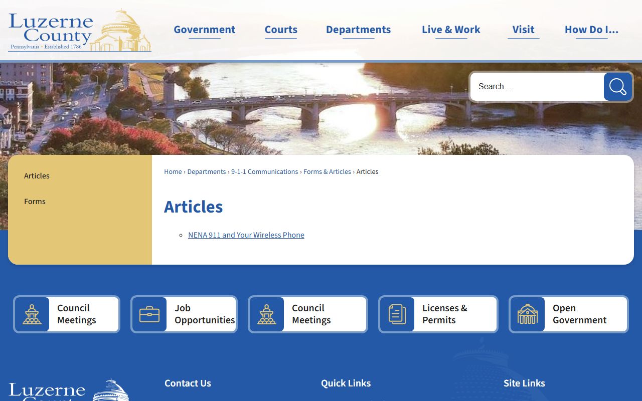 Luzerne County Sheriff's Office page for warrant service and 72 hour booking arrests in Wilkes-Barre